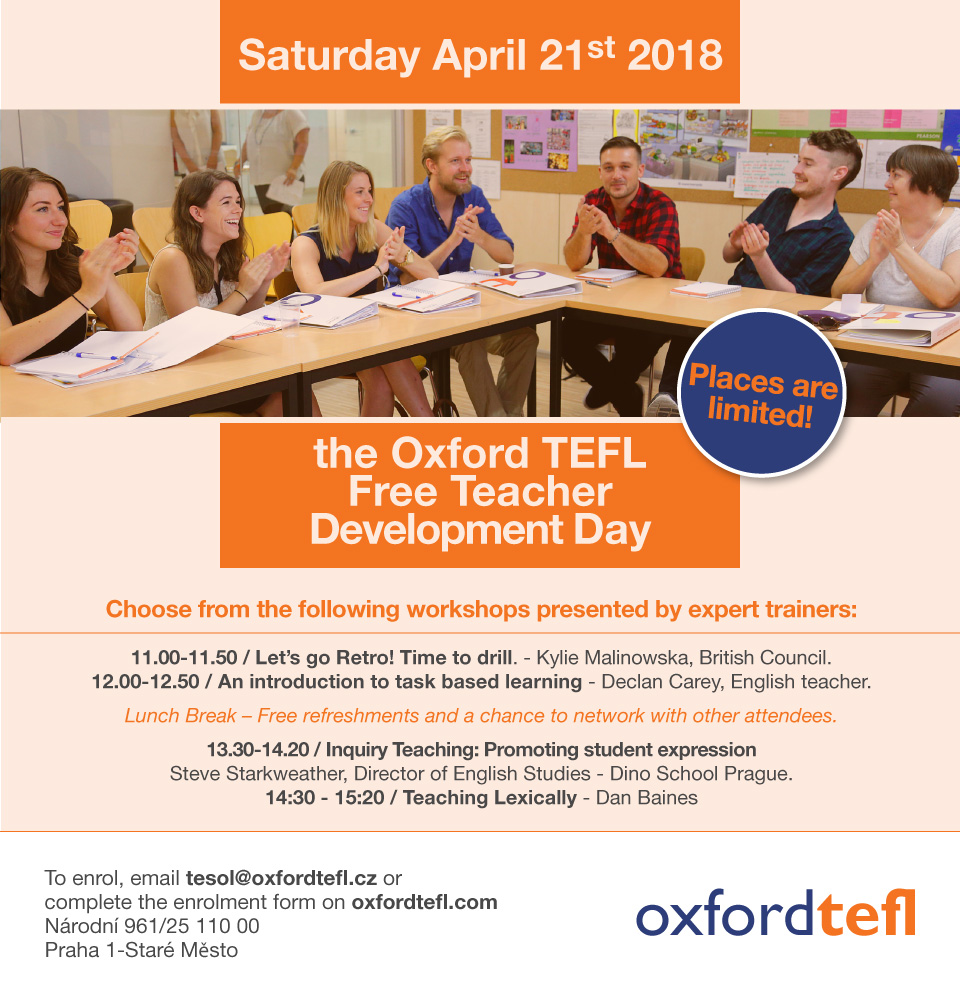 free teacher workshops prague