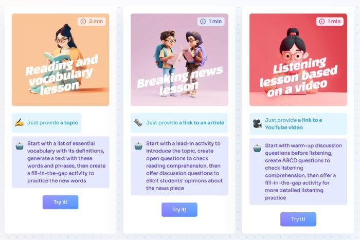 Twee for creating EFL activities